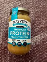 Mayver’s Protein Peanut Butter plus 375 G. ผลิตภัณฑ์ สำหรับทาขนมปัง ( ตรา เมย์เวอร์ส ) โปรตีน พีนัท บัตเตอร์