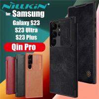 ?พร้อมส่ง?  แท้?% เคสหนังฝาพับ QIN PRO For Samsung Galaxy S23/S23 Plus/S23 Ultra 5G NILLKIN QIN PRO leather case