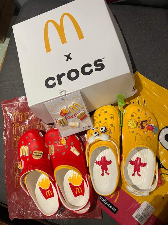 Mcdonalds x Crocs (Mcdonalds Crocs) 100 Original “Mcdo Crocs” Lazada PH