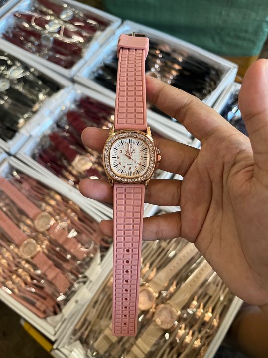 geneva-watch-นาฬิกาข้อมือ-ทรงปาเต๊ะ-patae-สายซิลิโคนนิ่มมาก-สวย-หรูสุดๆ-รับประกันสินค้าจากทางร้าน