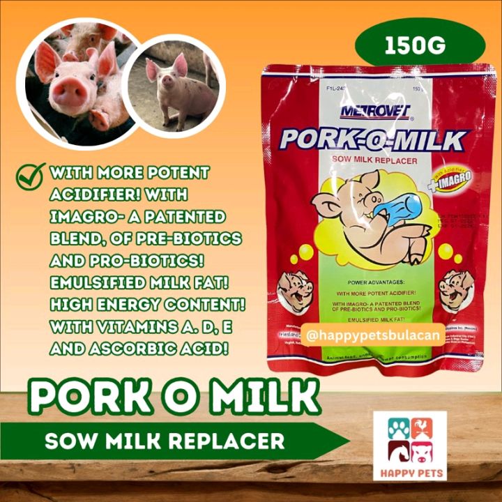 Pork O Milk Sow Milk Replacer 150g | Lazada PH