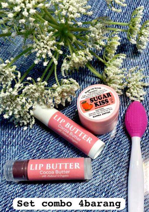 Set combo sugar kiss lip butter Lazada