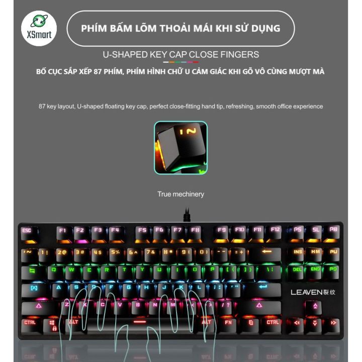 FREESHIP MAX] Bàn Phím Cơ gaming K2 PRO Led RGB 10 Chế Độ Khác Nhau Chơi  Game Dùng Văn Phòng Cực Chất bảo hành 12 tháng-Toàn Lộc Computer 
