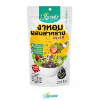 Xongdur Tasty Sesame ซองเดอร์ งาหอมโรยข้าว ปลอดสารพิษผสมสาหร่าย สำหรับเด็ก 12 เดือนขึ้นไป