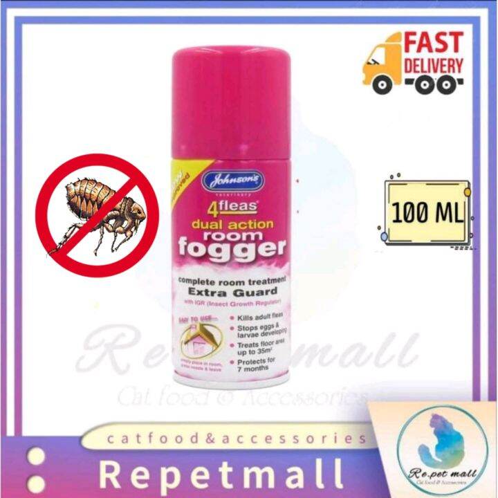 Johnson'S 4FLEAS DUAL ACTION ROOM FOGGER (100ML)(2×100ML) Lazada