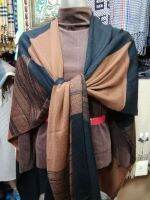 PONCHO WOOL SCARVES ผ้าคลุมตัวคุลมไหล่กึ่งผ้าพันคอวูลผ้านิ่มน้ำหนักเบา