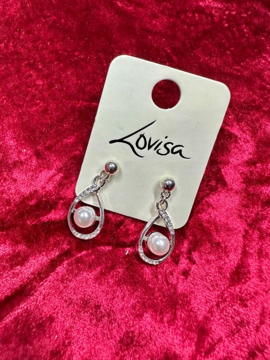 Lovisa Swirl Pearl center Drop Earrings | Lazada PH
