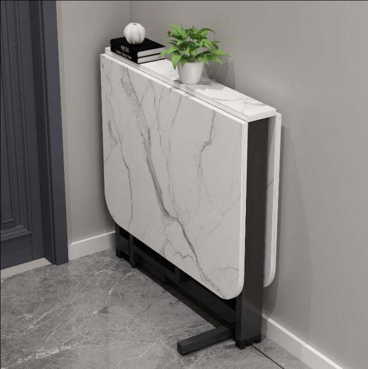 Foldable Dining Table Small Apartment UltraThin Multifunctional Dining Table Rectangular