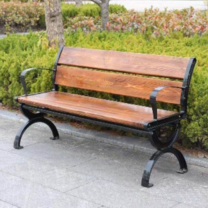 Park Chair Outdoor Bench Row Chair Shopping Mall Gym Rest Bench Solid