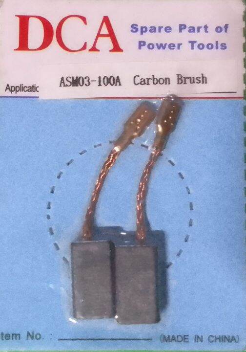 DCA CARBON BRUSH ASM03100A FOR ANGLE GRINDER CARBON NG GRINDER SPARE