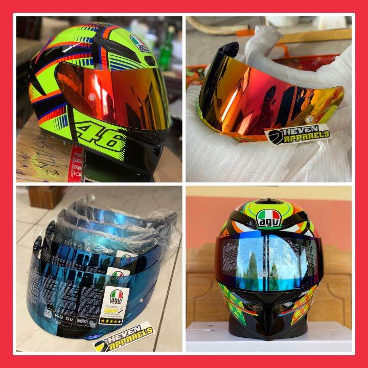 Visor iridium agv k3sv K1 k5 k3 sv Lazada Indonesia