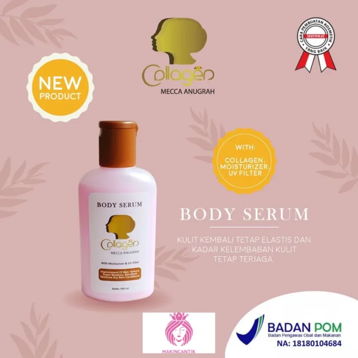 Mecca Bibit Collagen Body Serum Lazada Indonesia