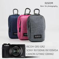 กระเป๋ากล้องดิจิตอลขนาดเล็กสะพายไหล่สะพายข้างเหมาะสำหรับ Ricoh gr3x Canon g7x3 Panasonic LX10เคสป้องกันกันน้ำ