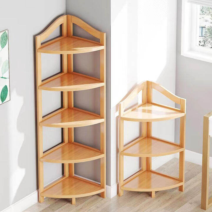 Corner Shelf Floor Kitchen Household Triangle Corner Living