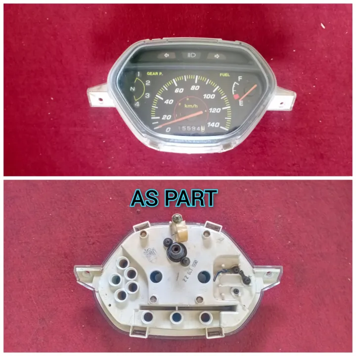 speedometer Supra x 100 Supra x lama Supra xx original second fungsi
