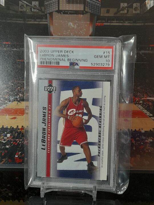 NBA card LeBron James RC rookie card 2003 Upper Deck