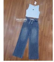 เซทยีนส์ป้าย VG Valleygril size L อก 36 เอว 30 สะโพก 40 ยาว 41 นิ้ว