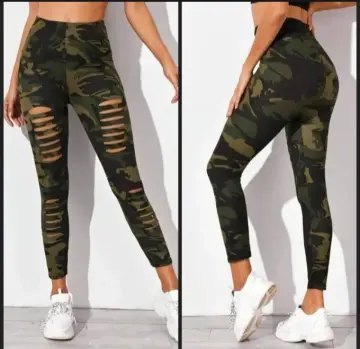 New Cargo Army Green casual pants jeans for women (Random design