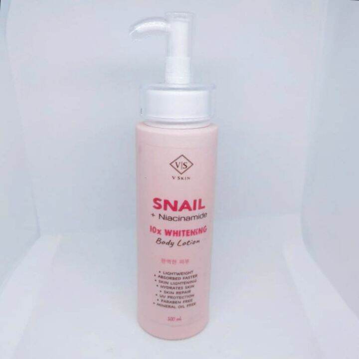 10x Whitening Snail Slime Body Lotion Lazada PH