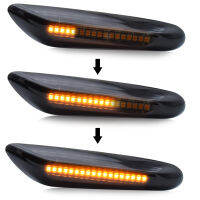 ไฟเลี้ยวแบบน้ำไหลเหมาะสำหรับ BMW 1/3/5 e46e60e90e92e82e87ไฟ LED แบบปรับแต่งด้านข้าง