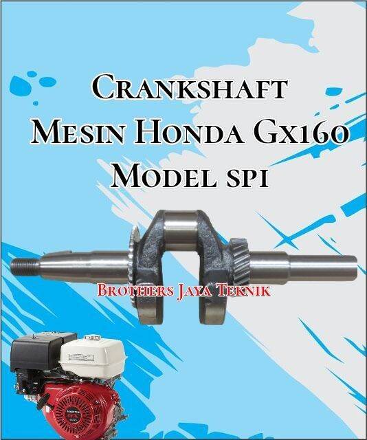 GX160 Crankshaft kruk as drat spi mesin penggerak honda 5,5hp Lazada