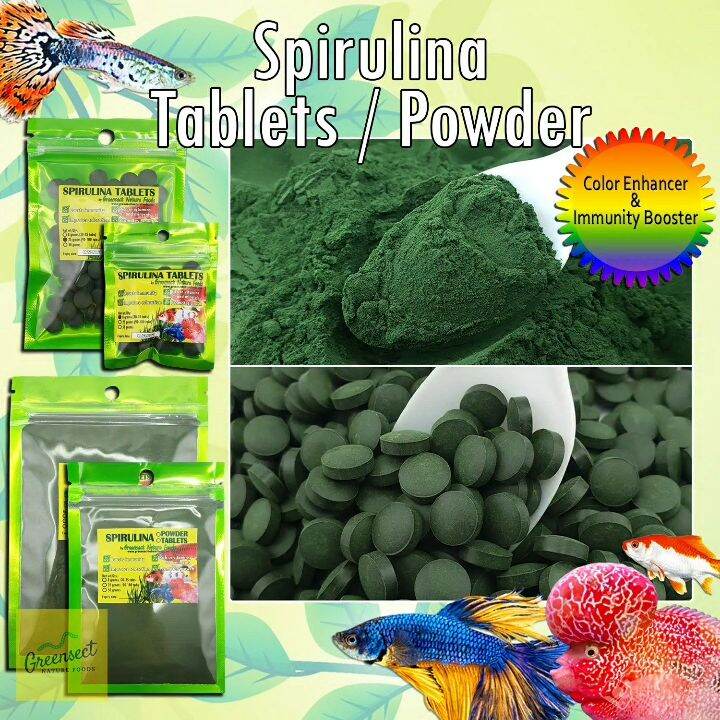 SPIRULINA TABLETS / POWDER High Quality Immunity and Color Enhancer ...
