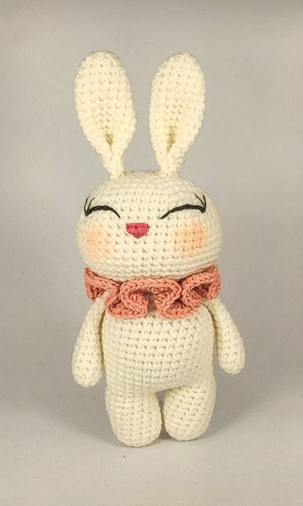 ตุ๊กตาโครเชต์กระต่ายน้อย-กระต่ายหูตั้ง-งานฝีมือ-งานถักโครเชต์-งาน-diy-bunny-crochet