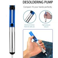 ที่ดูดตะกั่ว แบบปั๊ม ทนทานกึ่งอลูมิเนียม Metal Solder Sucker Electric Desoldering Pump