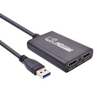 1080P HD Capture USB 3.0 Video Converter Dual HDMI เอาต์พุต Live Stream สำหรับ XBOX One PS4 MAC Plug And Play