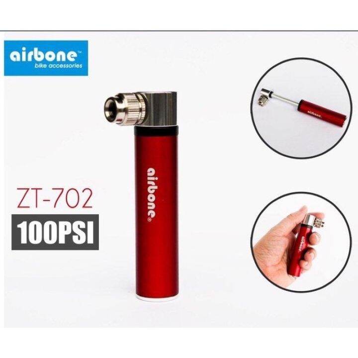 Pompa Per Bici Airbone ZT702 Supernova - Compatta 9.9cm, Per Valvole Schrader E Presta - Foto 8