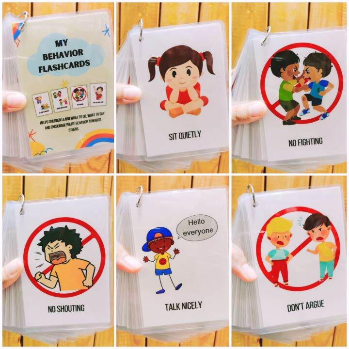 Behavior good and bad psychology good manners social skills laminated ...