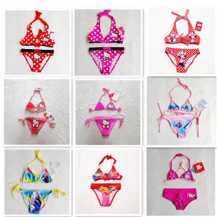 Children's Bikini Swimsuit Girls Children OnePiece TwoPiece Swimsuit