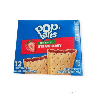 Kelloggs  Pop Trats Unfrosted Strawberry 576 กรัม