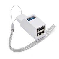 DE-01 หัวอะแดปเตอร์แปลงสัญญาณ 3 Ports USB 2.0 Splitter Hub สำหรับ PC Computer ใช้ได้กับทุกอย่างที่มันใช้ได้