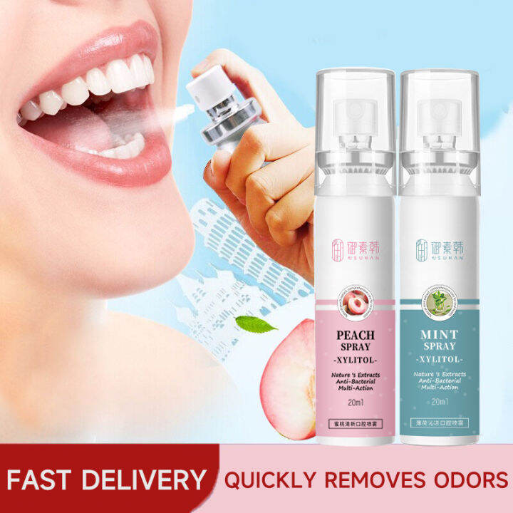 Portable Mouthwash Remove Bad Breath Spray 20ML Reflesh Breath