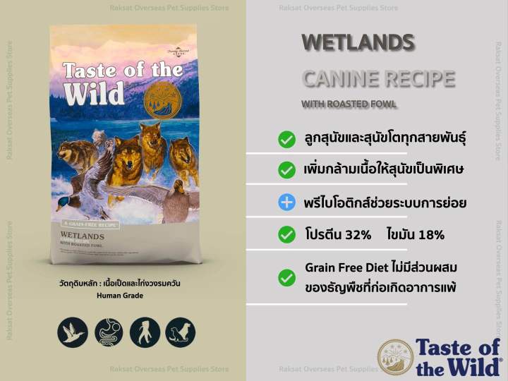 taste-of-the-wild-ซื้อ-1-แถม-1-อาหารสำหรับสุนัขทุกสายพันธุ์-680-g
