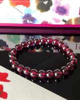 สร้อยหิน โรโดไนท์ การ์เนต ( Rhodonite Garnet ) สีม่วงอมแดง เม็ดใสและสวยมากเลยเส้นนี้ค่า เลอค่า สำหรับให้เป็นของขวัญกับตัวเอง หรือคนที่เรารักในเทศการแห่งความรักก็ได้น้า ???

Fun Fact:  Rhodonite Garnet เป็นหินตระกูลเดียวกับโกเมน