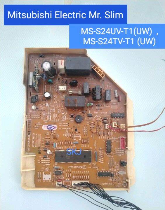 อะไหล่แท้อะไหล่ถอด-แผงวงจรคอยล์เย็นแอร์-mitsubishi-electric-se76a794g01-แบบมีรีเลย์