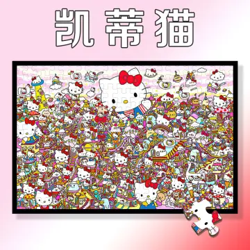 8/16Sheets Sanrio Children Puzzle Stickers Books Hello Kitty