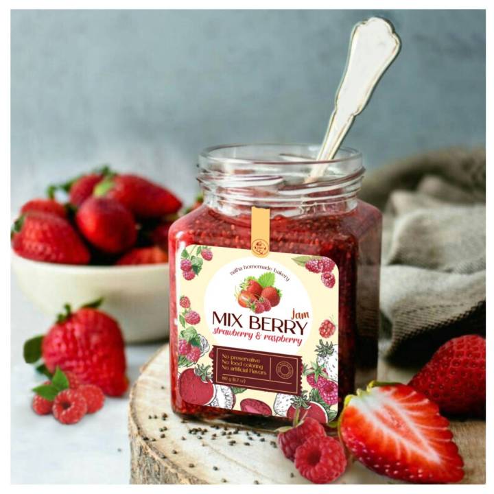 Natha Premium Mix Berry Jam  แยมผลไม้รวม นาถะโฮมเมด