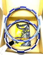 วงล้อ SUPER DRAG RIM รุ่นStreet 1.40-17(2วง) ทรงA หมากรุก สีน้ำเงิน(รหัสA-SD1417BB1)