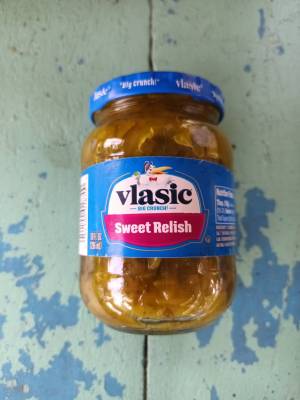 Vlasic Sweet Relish 296ml.สวีท รีลิช พิคเคิล แตงกวาดองหั่นปรุงรส วีลาสิค 296มล.