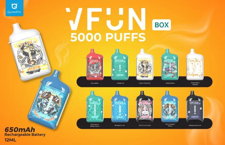 VFUN BOX - Pod Descartável - 5000puff - outofstock -