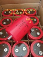 CAPACITOR  3300uF 350Vdc แบบขันสกรู ltelcond Made in italy คาปาซิเตอร์ของแท้ของใหม่พร้อมส่ง 3300uf350v