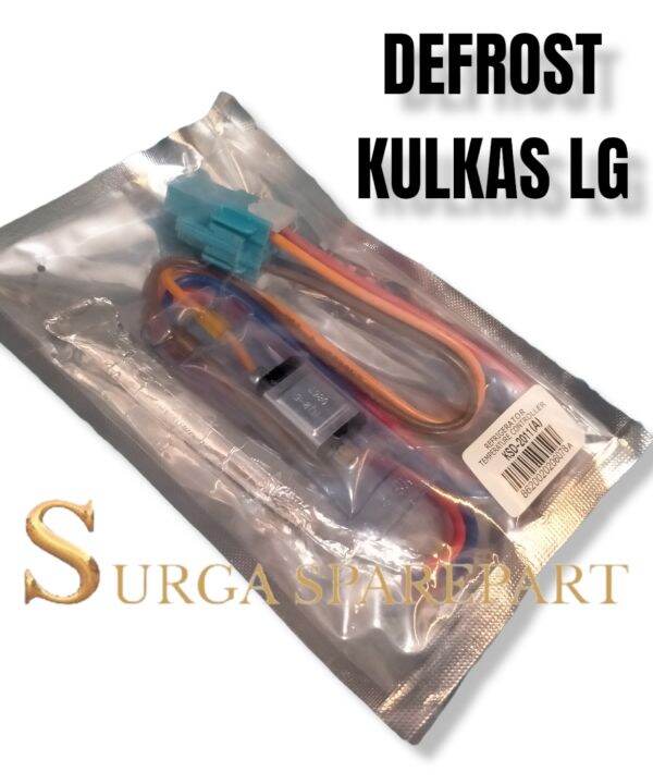 Defrost depros kulkas 2 pintu merek LG / defros defrost bimetal kulkas