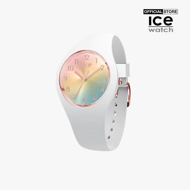 Đồng hồ nữ ICE mặt tròn dây silicon 34mm 015743-0000-03