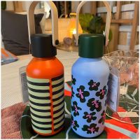 ขวดน้ำ ikea x Marimekko ขวดน้ำสแตนเลส ขวดน้ำลายดอกไม้