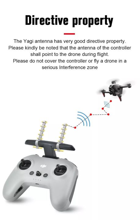 startrc-dji-avata-yagi-antenna-signal-booster-amplifier-remote-control-signal-range-extender-for-dji-fpv-combo-drone-remote-controller-avata