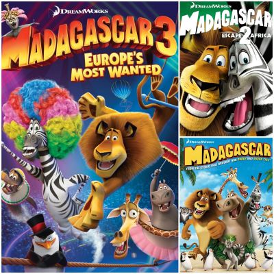 [DVD HD] มาดากัสการ์ ครบ 3 ภาค-3 แผ่น Madagascar 3-Movie Collection #หนังการ์ตูน #แพ็คสุดคุ้ม
(ดูพากย์ไทยได้-ซับไทยได้)