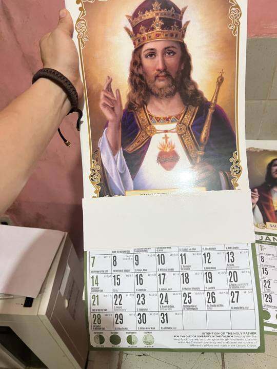 Christ the King Wall Calendar 2024 Lazada PH